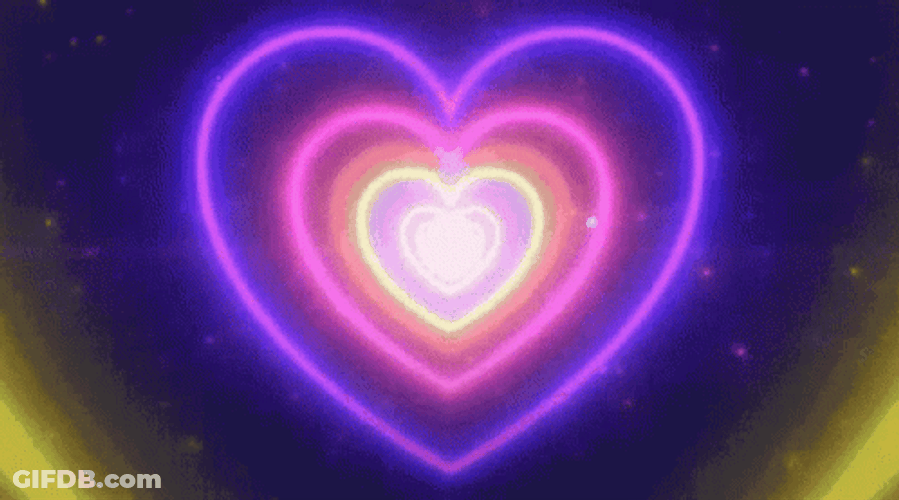 Y2k Aesthetic Glitter Heart Symbol GIF