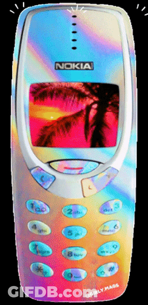 Y2k Aesthetic Nokia 3310 Release GIF