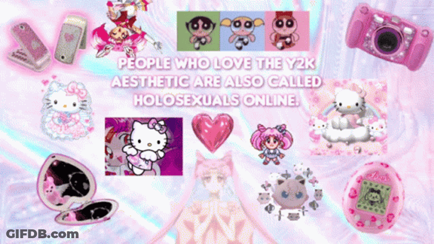 Y2k Aesthetic Pink Essentials GIF