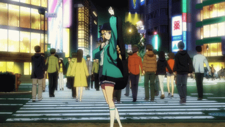 Ya Boy Kongming Eiko Tsukimi Waving Good Bye GIF
