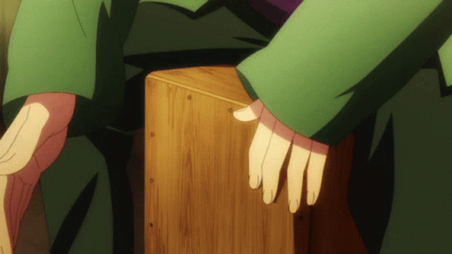 Ya Boy Kongming Tapping Cajon Beat Box GIF