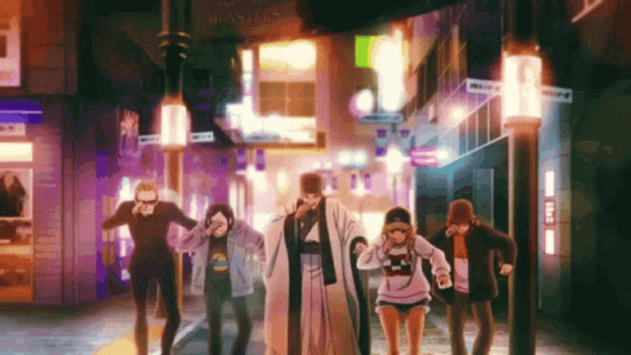 Ya Boy Kongming Whole Cast Dancing GIF