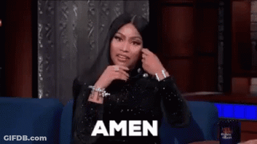 Yaas Nicki Minaj Amen GIF