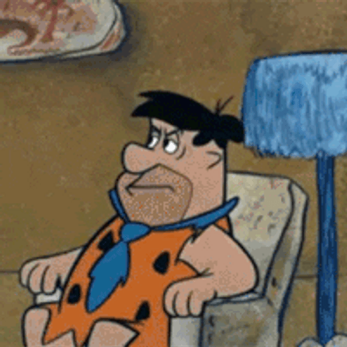Yabba Dabba Doo Fred Flintstone Angry GIF