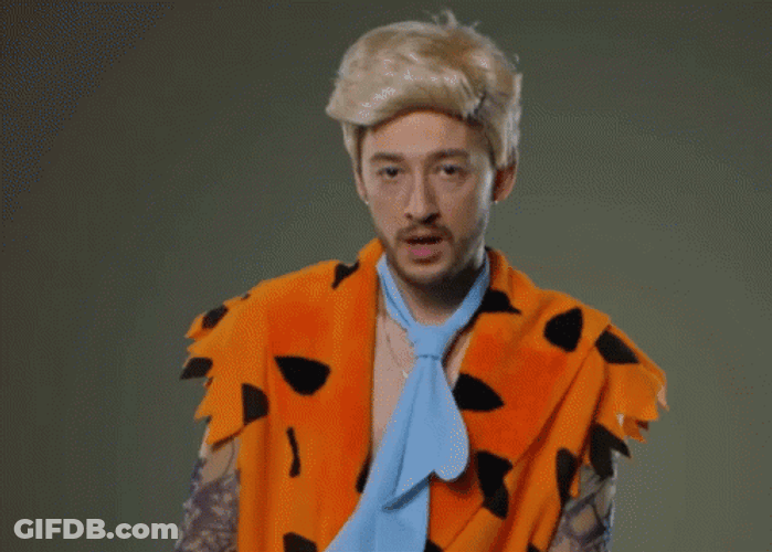 Yabba Dabba Doo Fred Flintstone Cosplay GIF