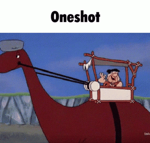 Yabba Dabba Doo Oneshot Fred Flintstone Slide GIF