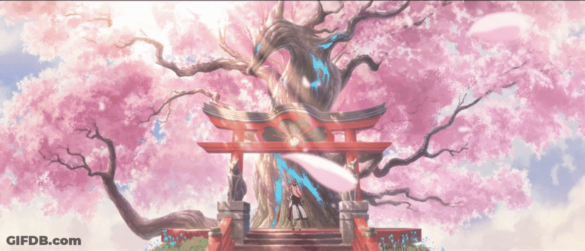 Yae Miko Anime Aesthetic GIF