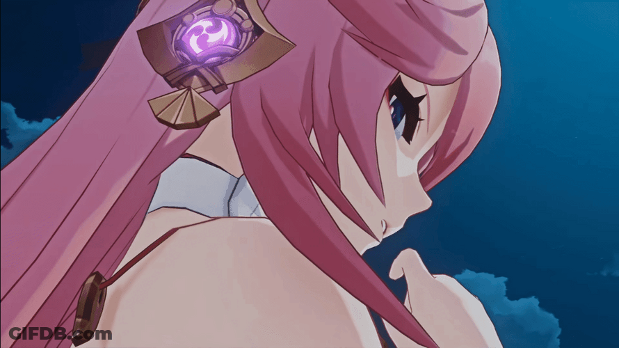 Yae Miko Genshin Impact Girl GIF