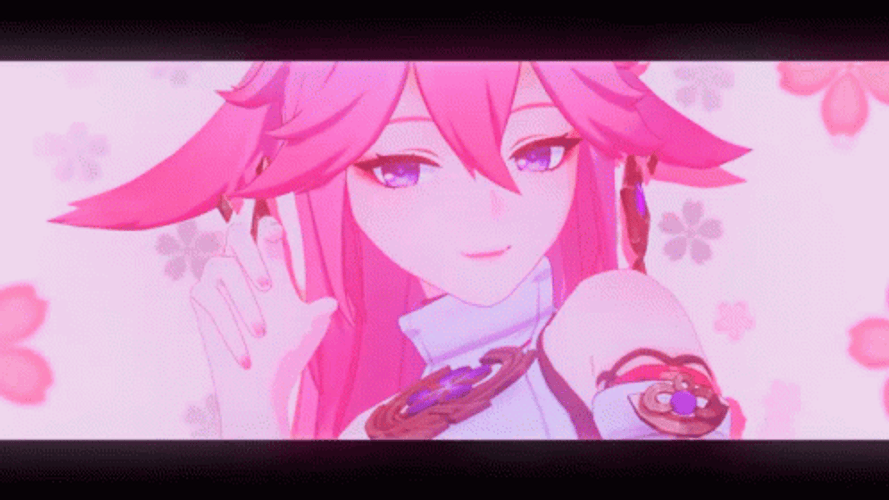 Yae Miko Genshin Impact PFP GIF