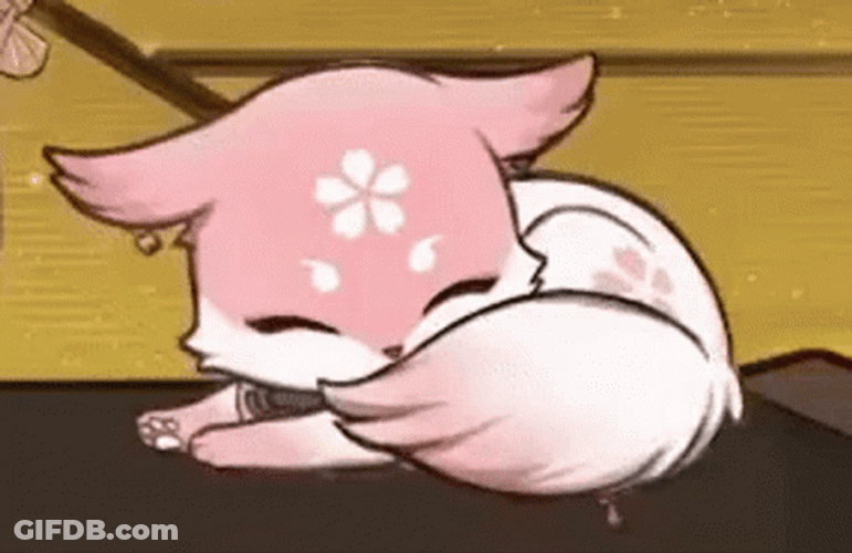 Yae Miko Kawaii Fox Form GIF