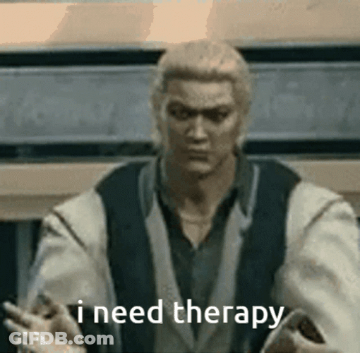 Yakuza Clapping I Need Therapy Meme GIF