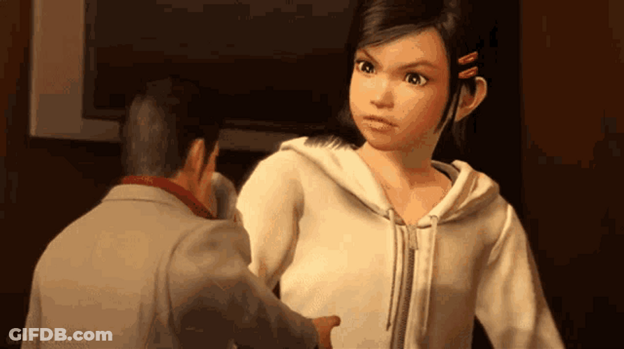 Yakuza Funny Kid Slapping Mafia Boss GIF