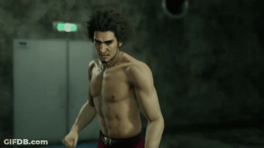 Yakuza Kazuma Kiryu Fight Punch GIF