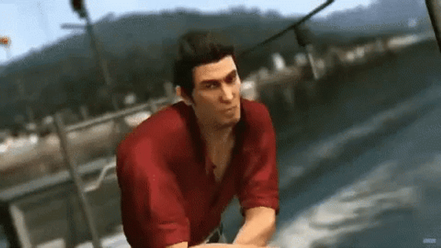 Yakuza Kazuma Kiryu Thumbs Up GIF