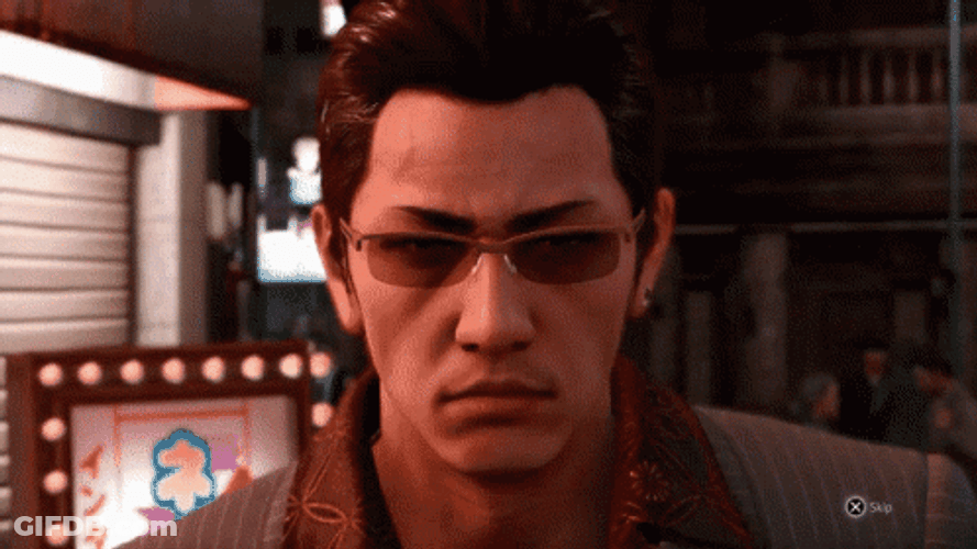 Yakuza Toru Higashi No Way Hands Up GIF