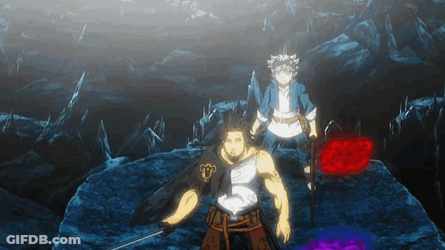 Yami Sukehiro Black Clover GIF