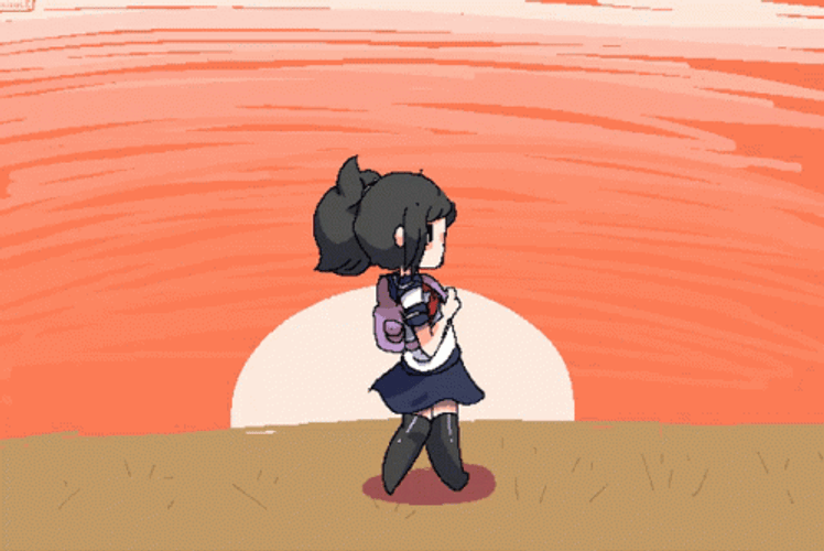 Yandere Simulator Ayano Aishi Chibi GIF