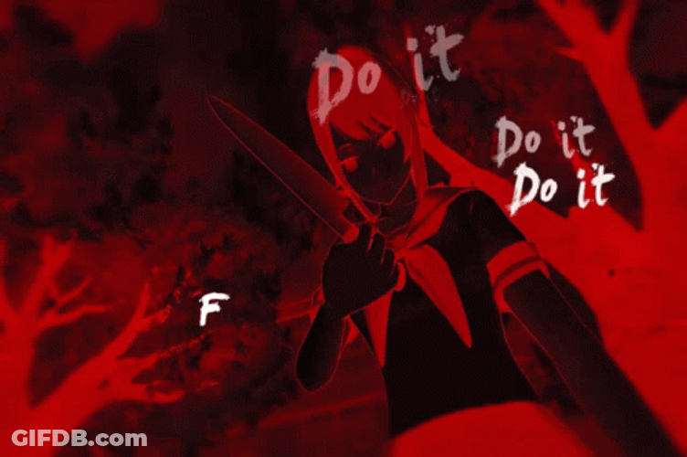 Yandere Simulator Ayano Aishi Do It GIF