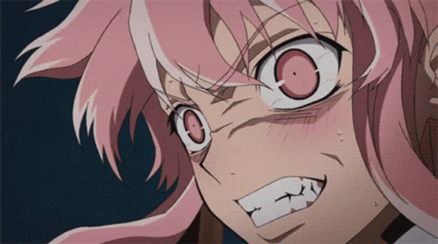 Yandere Simulator Osana Najimi Angry GIF