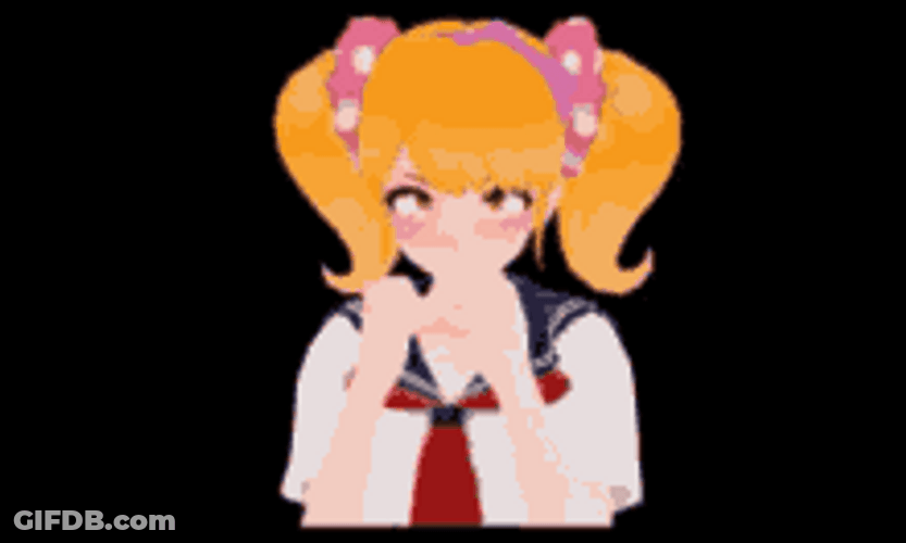 Yandere Simulator Raibaru Fumetsu Uncontrollable Crossed Eyes GIF