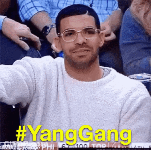 Yang Gang Drake GIF