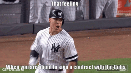 Yankees Baseball Player Running GIF