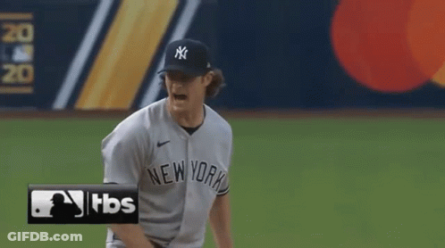 Yankees Baseball Player Standing GIF