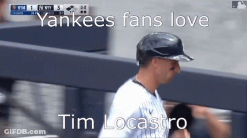 Yankees Fans Love Tim Locastro GIF