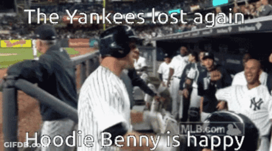 Yankees Sweep Aaron Judge High Five GIF
