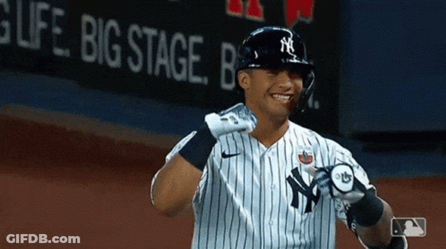 Yankees Sweep Aaron Judge Muscle Flex GIF