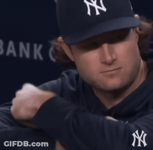 Yankees Sweep Blowing Finger Gun Gerrit Cole GIF