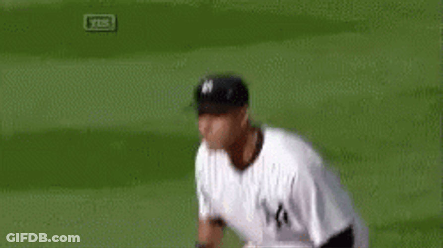Yankees Sweep Derek Jeter Fist Pump GIF
