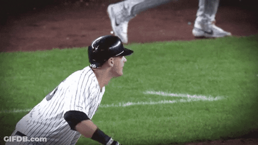 Yankees Sweep DJ LeMahieu Celebrating GIF