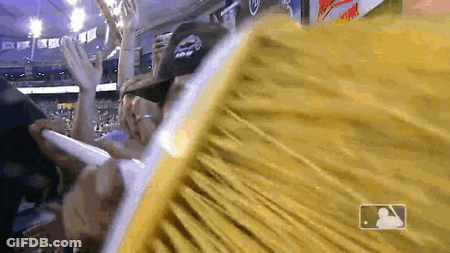 Yankees Sweep Energetic Fans Showing Up Broom GIF