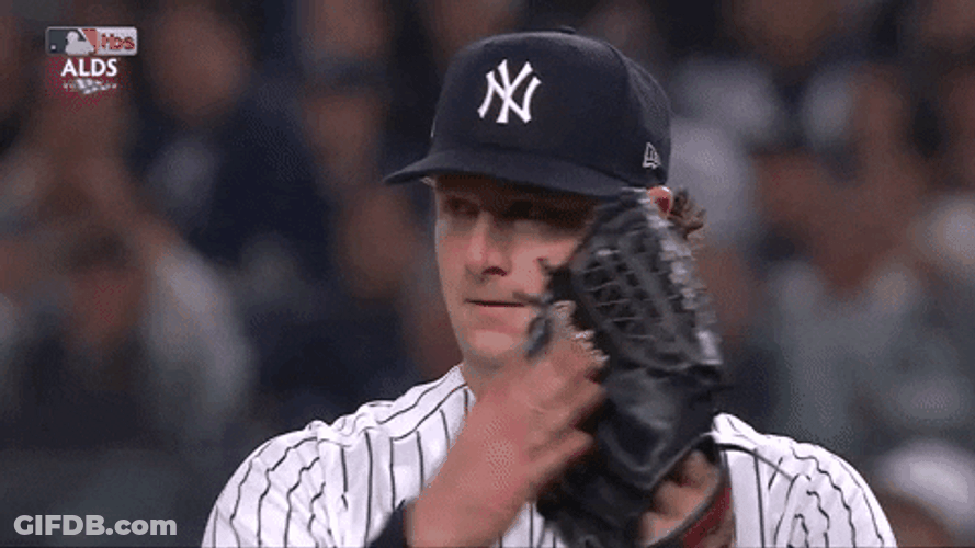 Yankees Sweep Gerrit Cole Clapping GIF