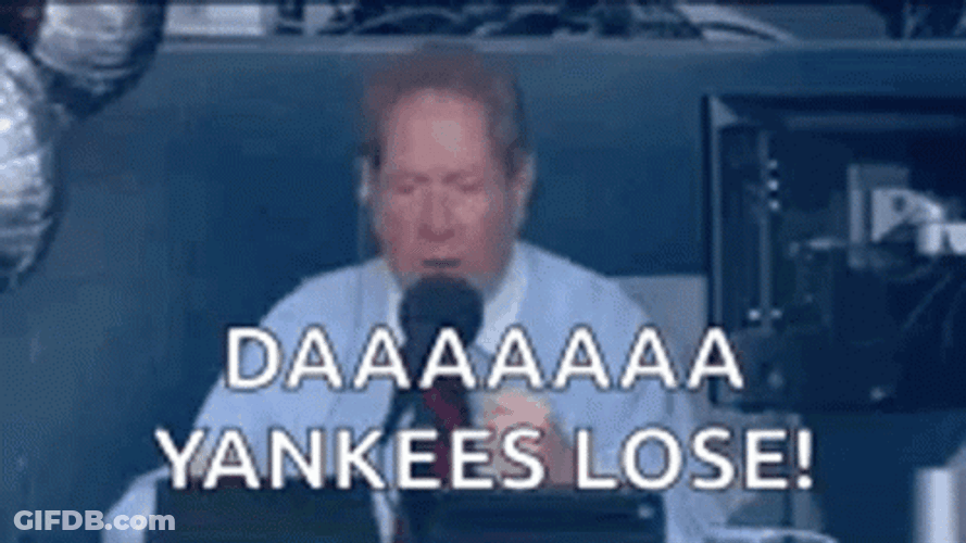 Yankees Sweep John Sterling Broadcaster GIF