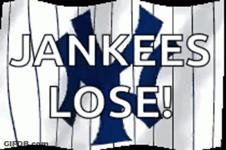 Yankees Sweep Lose Vintage Digital Art GIF