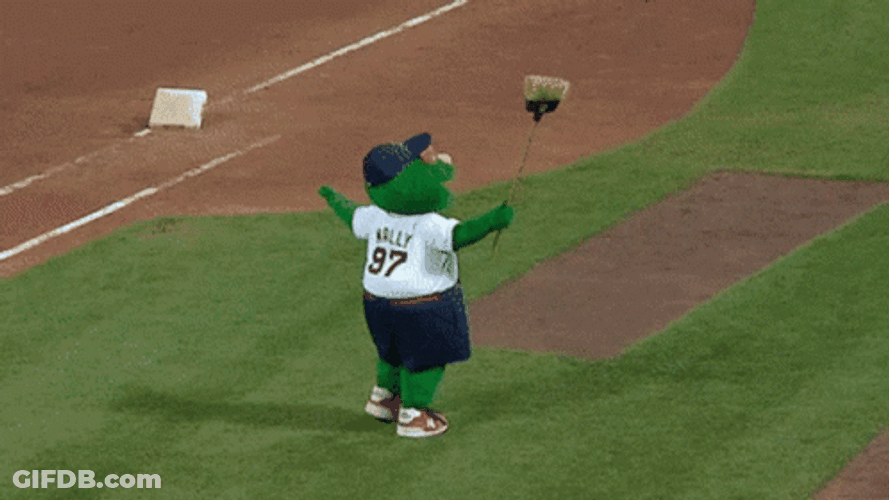 Yankees Sweep Wally The Green Monster GIF