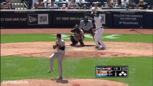 Yankees Vs Giants Baseball Game GIF