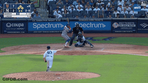 Yankees Vs Illinois Cubs Baseball Game GIF