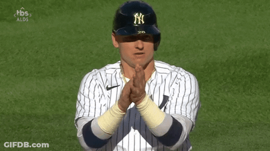 Yankees Win Gleyber Torres Clapping GIF