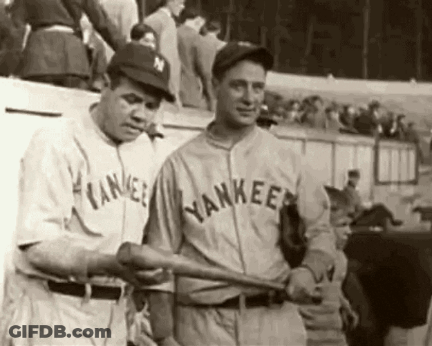 Yankees Win Lou Gehrig GIF
