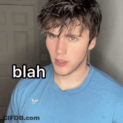 Yap Weird Self Conversation GIF