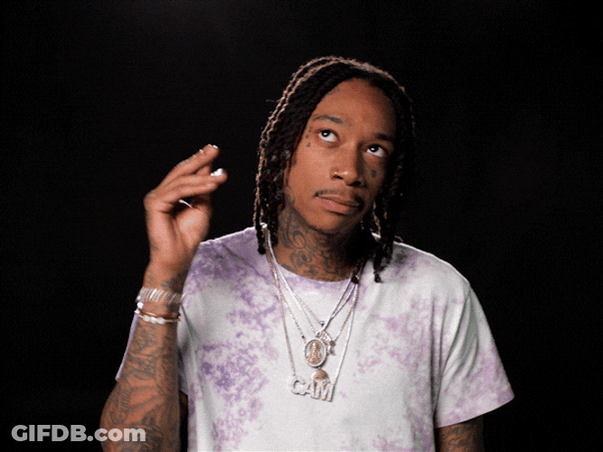 Yapping Annoyed Wiz Khalifa Rolling Eyes GIF