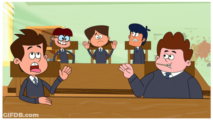 Yapping Cartoon Crowd Talking Golmaal Junior GIF