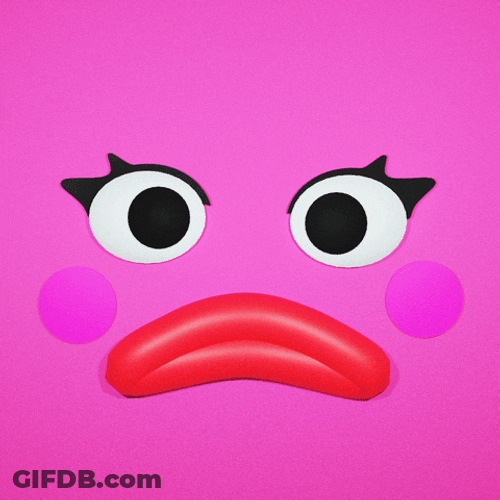 Yapping Cartoon Face Big Talker Animation GIF