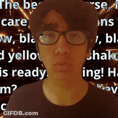 Yapping Chatty Nerdy Youtuber GIF