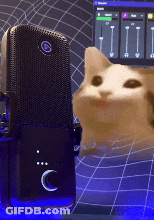 Yapping Funny Cat Wide Mouth GIF