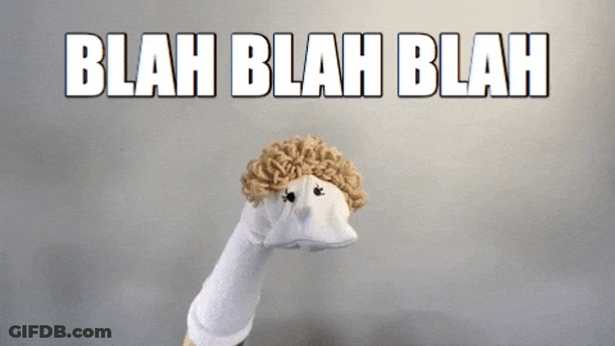 Yapping Funny Puppet Hand Talking GIF