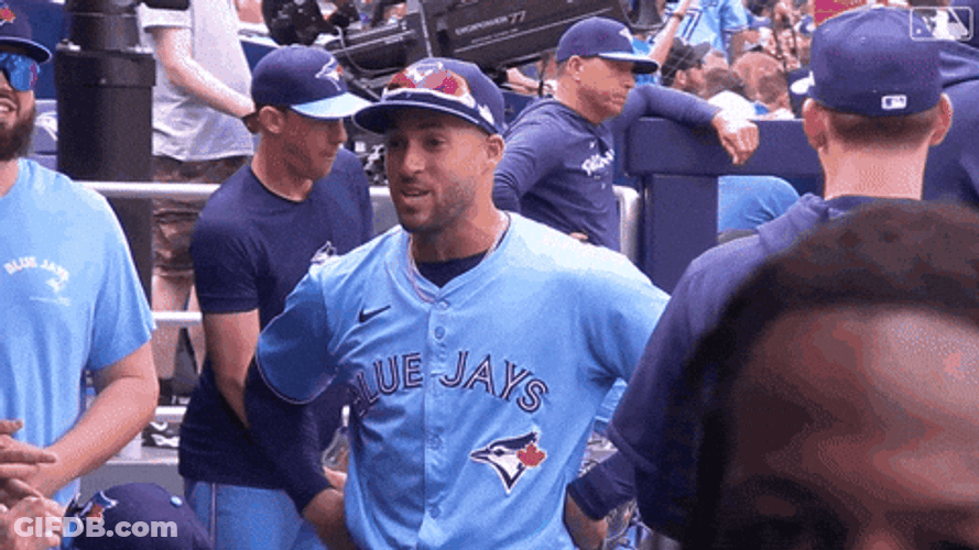 Yapping George Springer Toronto Blue Jays GIF
